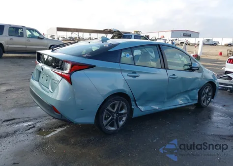 2019 Toyota Prius Xle z USA, uszkodzony, nr VIN JTDKARFU6K3089904